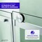 Anzzi 60 in. x 76 in. H Sliding Frameless Shower Door in Brushed Nickel w/ Tsunami Guard Tempered Glass SD-FRLS05702BN - alternate 6